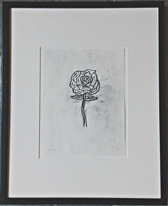 view:33266 - Donald Baechler, Rose drawing - 