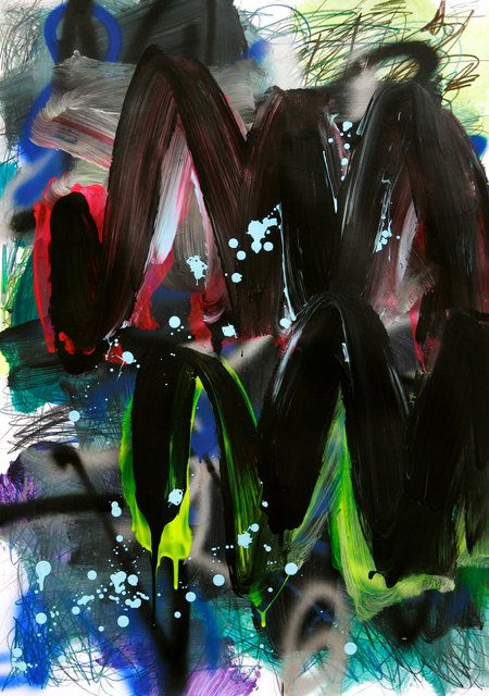 Dragomir Misina - Slide Away 3, Work on Paper