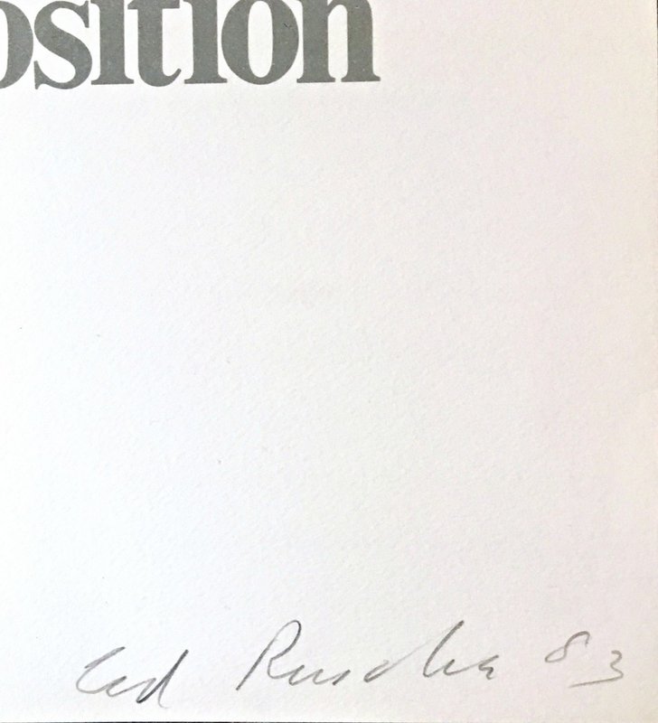 view:23414 - Ed Ruscha, Chicago International Art Exposition (Hand Signed) - 
