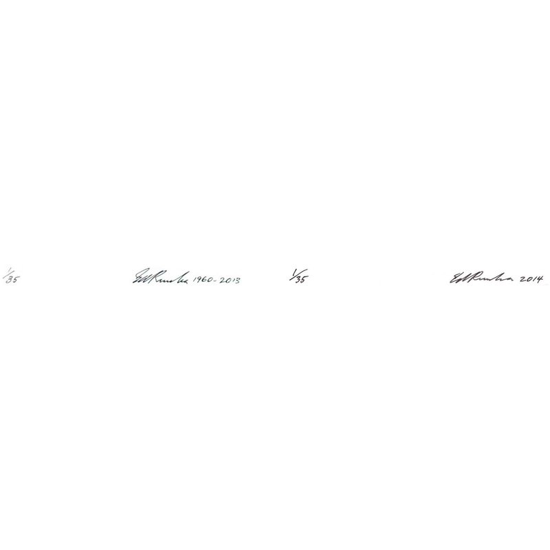 view:3725 - Ed Ruscha, Self-Portrait of My Forearm 1960 and Self-Portrait of My Forearm 2014 - 