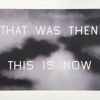 Ed Ruscha, That Was Then This Is Now