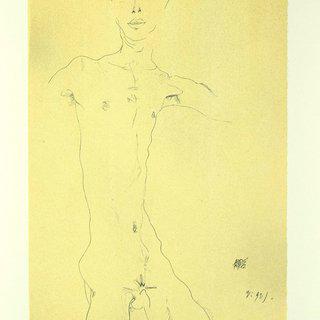 Egon Schiele, Standing Male Nude
