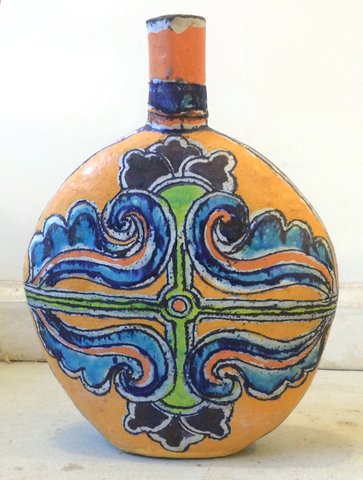 Elisabeth Kley - Small Flask with Wings