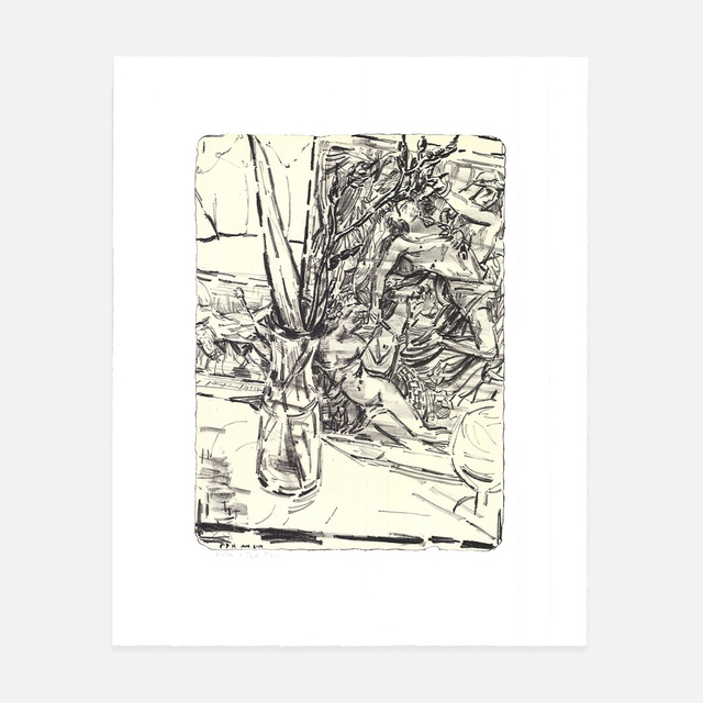 Elizabeth Peyton - Flower After Moreau, Print