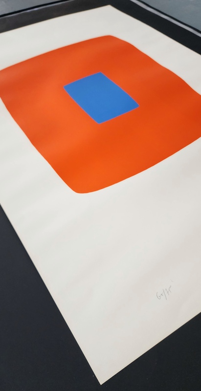 view:86212 - Ellsworth Kelly, Orange with Blue - 