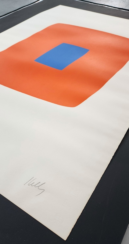 view:86213 - Ellsworth Kelly, Orange with Blue - 