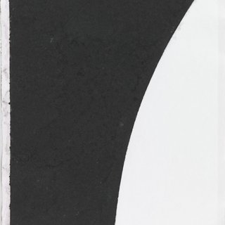Ellsworth Kelly, Colored Paper Image VI (White with Black Curve II)