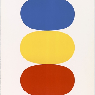 Ellsworth Kelly, Blue and Yellow and Red-Orange