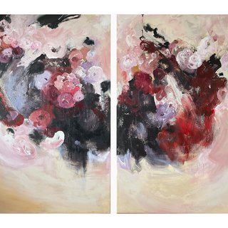 Memoryscape Diptych art for sale