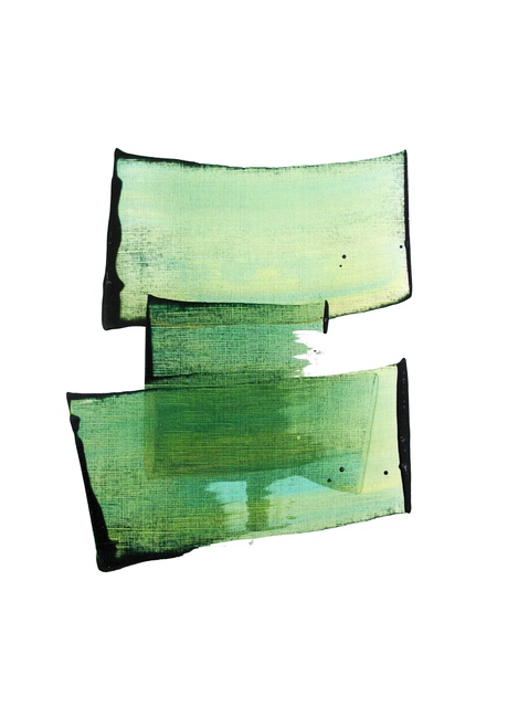 Emma Godebska - Golden Green 10, Work on Paper