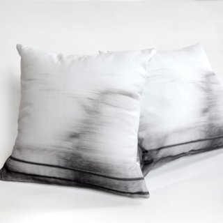 Ombre Horizon Throw Pillow art for sale