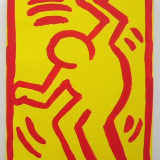 Keith Haring Appropriation 1982 (from Bootleg Series) art for sale