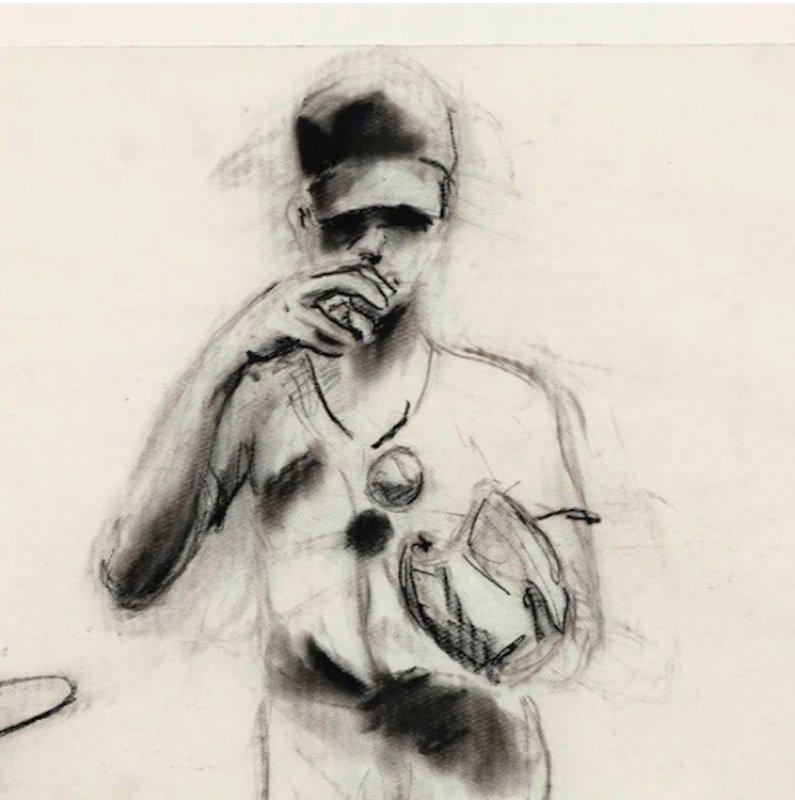 view:41278 - Eric Fischl, (Study for) Boys at Bat - 