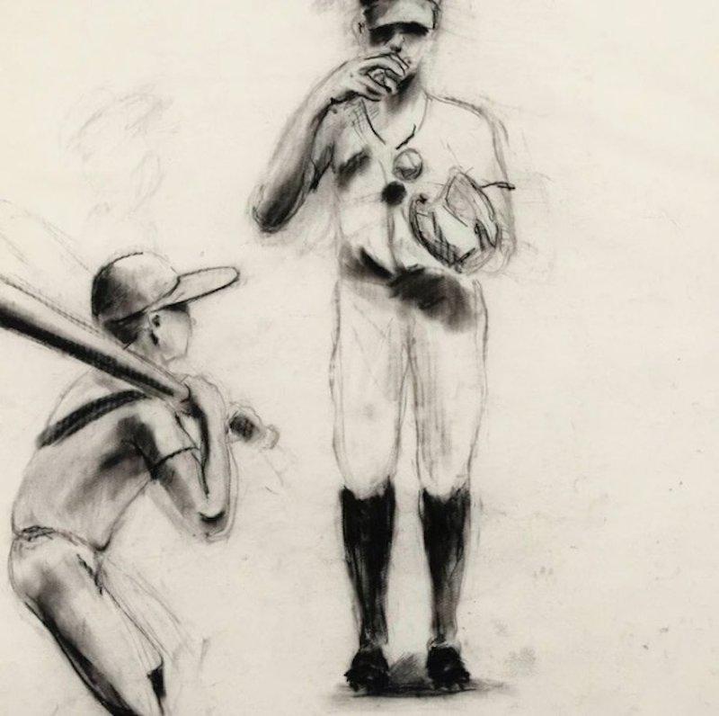 view:41281 - Eric Fischl, (Study for) Boys at Bat - 
