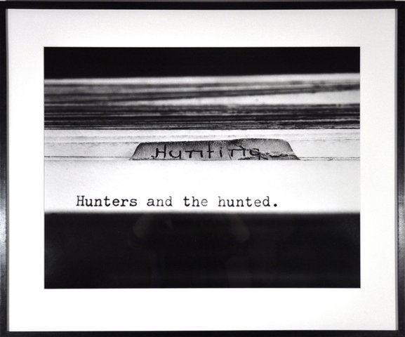Erica Baum - Hunters and the Hunted