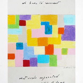 Etel Adnan, We have to reconnect what words separated