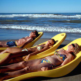 The fine art of family sunbathing II art for sale