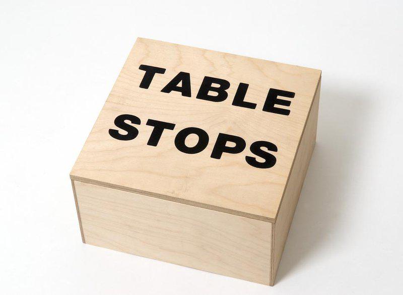 view:53883 - Fiona Banner, Table Stops - 