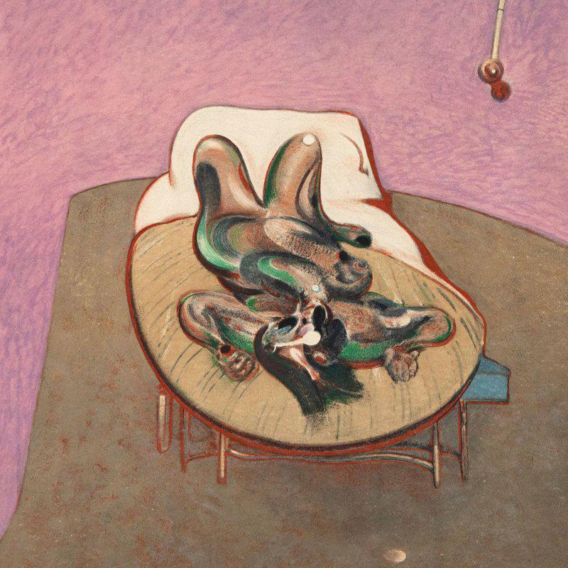 view:43396 - Francis Bacon, Personnage Couche - 