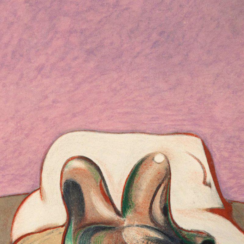 view:43402 - Francis Bacon, Personnage Couche - 