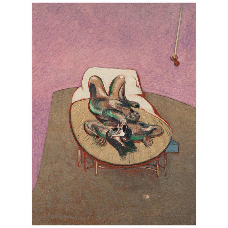 view:43405 - Francis Bacon, Personnage Couche - 
