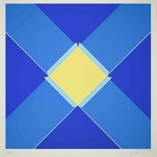 Blue Composition art for sale
