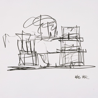 Frank Gehry, Study For New Gehry House