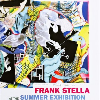 Frank Stella at the Summer Exhibition, Royal Academy of Arts  (Hand Signed) art for sale