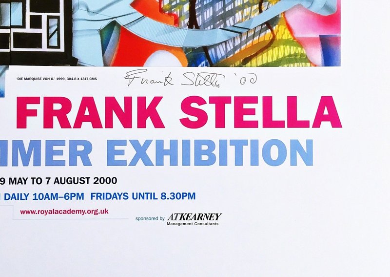 view:23361 - Frank Stella, Frank Stella at the Summer Exhibition, Royal Academy of Arts  (Hand Signed) - 
