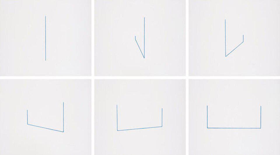 Fred Sandback, Suite of 6 Lithographs