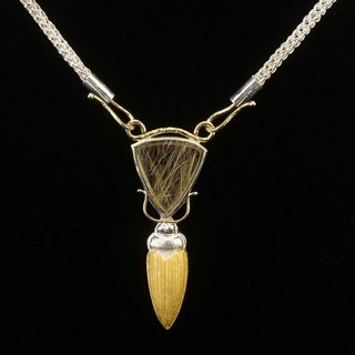 Jewel Beetle Necklace art for sale