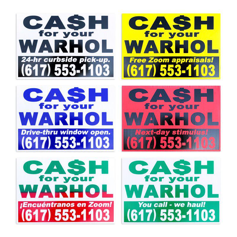 view:49970 - Geoff Hargadon, Cash For Your Warhol - 