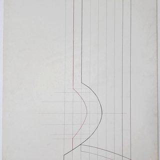 Gerlinde Beck, Untitled Geometric Abstraction (White) - Design for a Sculpture