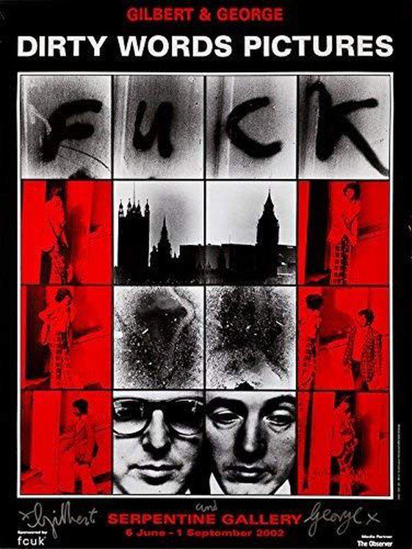 view:39009 - Gilbert & George, The Dirty Words Pictures (x2) - 