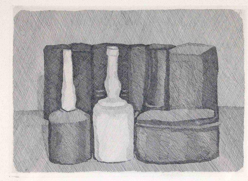 view:56475 - Giorgio Morandi, Still Life with Nine Objects - 