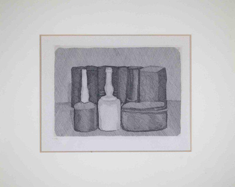 view:56476 - Giorgio Morandi, Still Life with Nine Objects - 