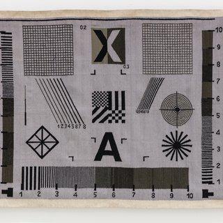 G.T. Pellizzi, No Signal (Test Pattern Tapestry 3)