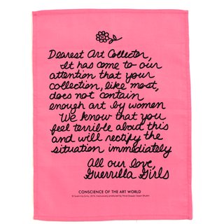 Guerrilla Girls, Dear Art Collector Handkerchief