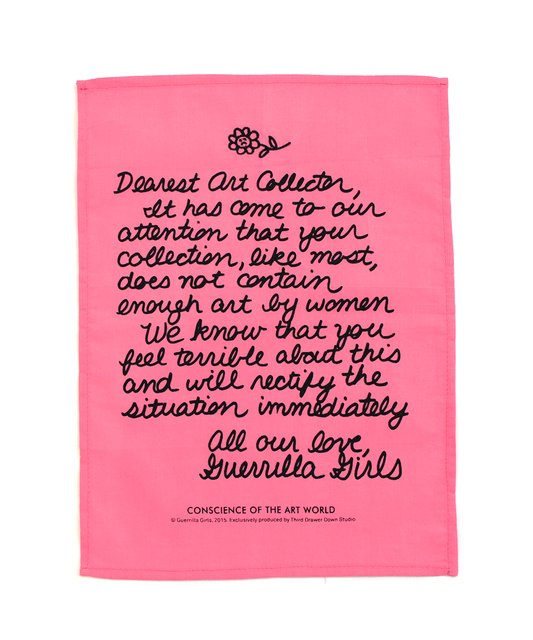 Dear Art Collector Handkerchief is available on Artspace for $17