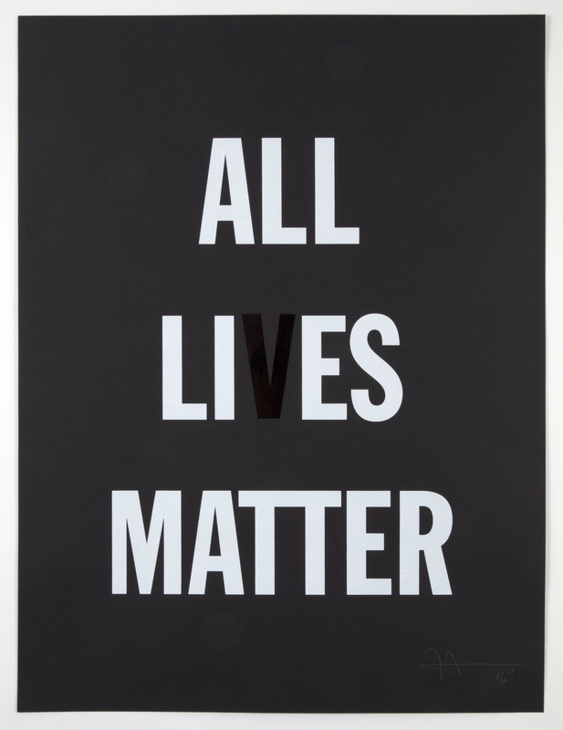 view:87090 - Hank Willis Thomas, ALL LI ES MATTER - 