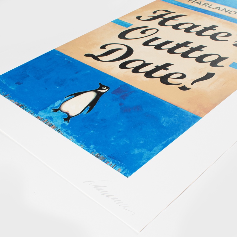 view:71754 - Harland Miller, Hate's Outta Date (Blue) - 
