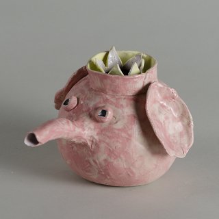 Baby Elephant Watering Can art for sale