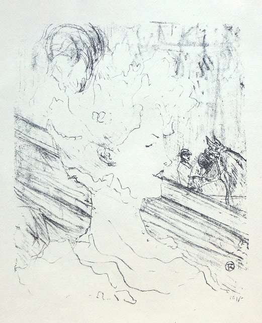 Henri de Toulouse-Lautrec - Emilienne D&#x27;Alençon, Print