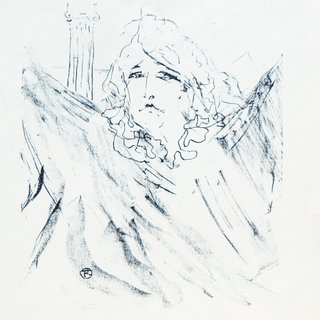 Henri de Toulouse-Lautrec, Sarah Bernhardt in "Cléopatre"