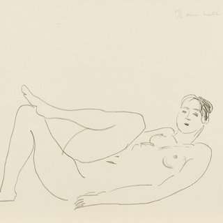 Henri Matisse, Nu couché, jambe repliée - Étude de jambes
