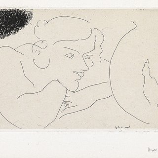 Henri Matisse, Jeune Femme observant les évolutions d'un poisson