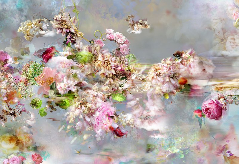 Isabelle Menin - Solstice #5 - Abstract floral landscape color photography  for Sale