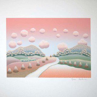 Pink Landscape art for sale