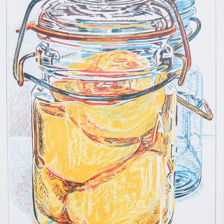 Janet Fish, Preserved Peaches