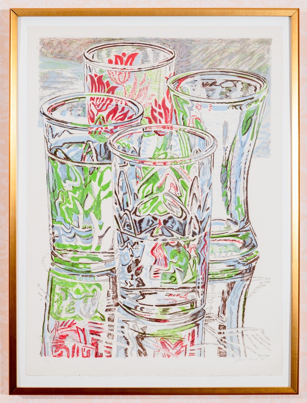 view:69055 - Janet Fish, Four Glasses - 